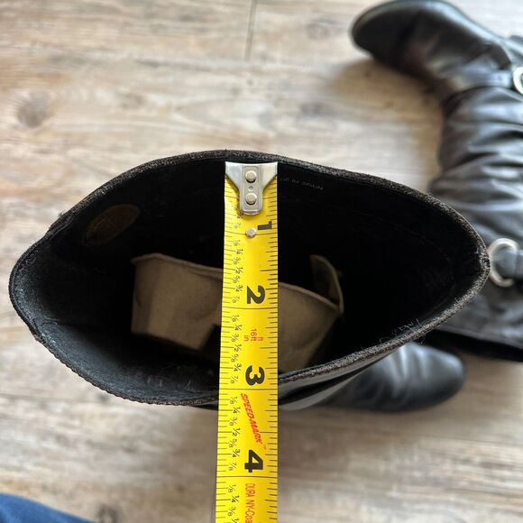 Pikolinos Knee High Boot EU 38 Black Heel Women's 7.5 / 8 Leather Buckle - Picture 3 of 14